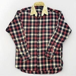 Loafers Reed James Men's M Plaid Flannel Cotton Long Sleeve Button-Down Shirt